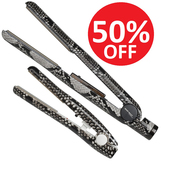 Buy Silver Bullet Black Python Twin Straightener Set