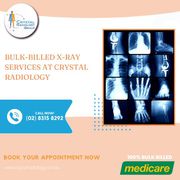 Bulk-Billed X-ray services at Crystal Radiology. (02) 8315 8292