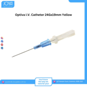 Optiva I.V. Catheter 24Gx19mm Yellow - Joya Medical Supplies