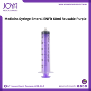 Medicina Syringe Enteral ENFit 60ml Reusable Purple - Australia