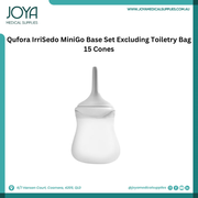 Qufora IrriSedo MiniGo Base Set Excluding Toiletry Bag 15 Cones