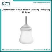 Qufora IrriSedo MiniGo Base Set Excluding Toiletry Bag 30 Cones