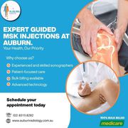 Expert Guided MSK Injections at Auburn Radiology. (02) 8315 8292 